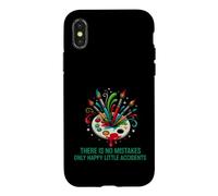 Funny Saying There Mistakes Only Happy Little Accidents Case for iPhone X/XS