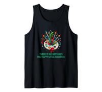 Funny Saying There Mistakes Only Happy Little Accidents Tank Top