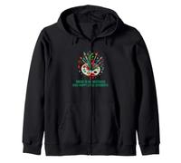 Funny Saying There Mistakes Only Happy Little Accidents Zip Hoodie