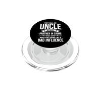 Funny Saying They Call Uncle Because Partner Crime PopSockets PopGrip for MagSafe