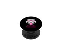 Funny Saying Tiger But Also Human Sarcastic PopSockets Adhesive PopGrip