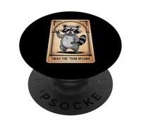 Funny Saying Twas The Tism Mlord Medieval Autism Women Men PopSockets Adhesive PopGrip