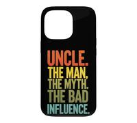 Funny Saying Uncle The Man The Myth The Bad Influence Case for iPhone 13 Pro