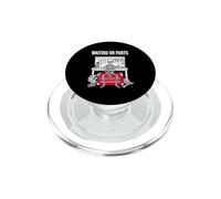 Funny Saying Waiting Parts Skeleton Workshop PopSockets PopGrip for MagSafe