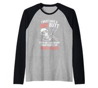Funny Saying What an Turn Around Joke Skeleton Women Men Raglan Baseball Tee