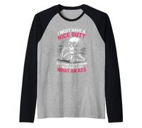 Funny Saying What An Turn Around Joke Skeleton Women Men Raglan Baseball Tee