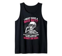 Funny Saying What An Turn Around Joke Skeleton Women Men Tank Top