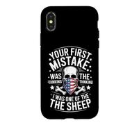 Funny Saying Your First Mistake Thinking I Was Sheep Case for iPhone X/XS