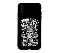 Funny Saying Your First Mistake Thinking I Was Sheep Case for iPhone XS Max