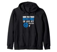 Funny Sayings for Computer Scientists and Nerds Programmers Zip Hoodie