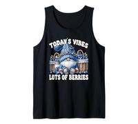 Funny Sayings Summer Blueberry Gnome Grandpa For Berry Lover Tank Top