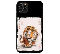 Funny Scared Tiger Japanese Art Vintage Comical Gift Case for iPhone 11 Pro Max