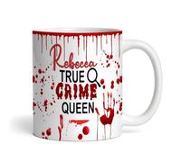 Funny Scary Blood True Crime Documentary Queen Tea Coffee Cup Personalised Mug |Personalised Birthday Mug | Tea Mug | Coffee Mug | Personalised Mug | Birthday Present | Cup |Custom Gift