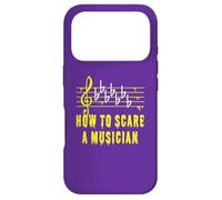 Funny Scary Music Humour to Scare Halloween Musicians Case for iPhone 17 Pro
