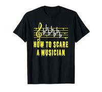 Funny Scary Music Humour to Scare Halloween Musicians T-Shirt