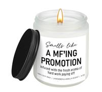 Funny Scented Candle, Congratulations on Your Promotion, New Beginnings Gifts Well Done New Job Gifts for Women Men, Congratulations Gift, Lavender Candle Gift for Colleagues, Work Coworker, Friends
