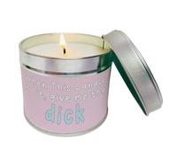 Funny Scented Candle with Saucy Text - When This Candle is Lit, Come Get It - Vanilla Tin with Lid Romantic Anniversary Birthday WCT08