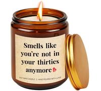 Funny Scented Candles Birthday Gifts - Unique Handmade 40th Birthday Lavender Soy Wax Candle Smells Like You're Not in Your Thirties Anymore Birthdays Gifts for Women Teachers Family Colleagues