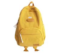 Funny School Backpack - 43cm Soft Duck Shape Bookbag | Large Capacity Multiple Pockets, Kids Schoolbag with Adjustable Shoulder Straps for Cell, Phone, Laptop, Books Use