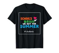Funny School Bruh We Out Retro Last Day for students Summer T-Shirt