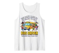 Funny School Bus Driver Appreciation Kids Tank Top