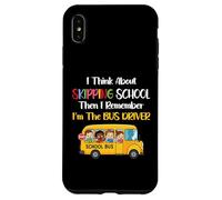 Funny School Bus Driver Gift Back To School Skipping School Case for iPhone XS Max