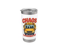 Funny School Bus Driver Professional Chaos Coordinator Stainless Steel Insulated Tumbler
