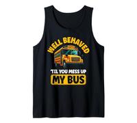 Funny School Bus Driver Tank Top