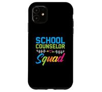 Funny School Counselor Squad Vibrant Appreciation Counseling Case for iPhone 11