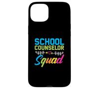 Funny School Counselor Squad Vibrant Appreciation Counseling Case for iPhone 15 Plus