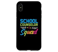 Funny School Counselor Squad Vibrant Appreciation Counseling Case for iPhone XS Max