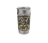Funny School Janitor Sanitation Sovereign Retro 90s Bootleg Stainless Steel Insulated Tumbler