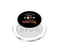 Funny School Lunch Lady I Feed The Cutest Little Monsters PopSockets PopGrip for MagSafe