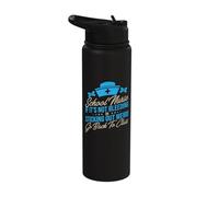 Funny School Nurse If It's not Bleeding Go Back to Class Stainless Steel Insulated Water Bottle