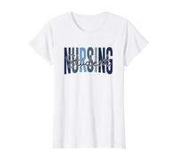 Funny School Nurse in Progress Nurse School Nursing Student Value Graphic T-Shirt, Women, White, S