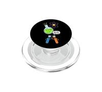 Funny Science Chemistry Pun Teacher Scientist Design Gift PopSockets PopGrip for MagSafe