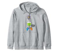 Funny Science Chemistry Pun Teacher Scientist Design Gift Zip Hoodie