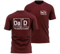 Funny Science Dad T Shirt The Greatest Element Humorous Tee for Father's Day Periodic Table Gift Father Stepdad