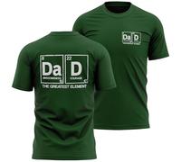 Funny Science Dad T Shirt The Greatest Element Humorous Tee for Father's Day Periodic Table Gift Father Stepdad