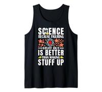 Funny Science for Teacher Science Chemistry Professor Teach Tank Top