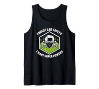 Funny Science Forget Lab Safety I Want Super Powers - Fun Tank Top