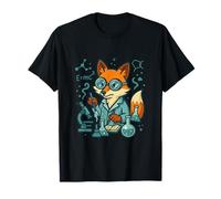 Funny Science Fox Chemist Lab Nerd Artwork T-Shirt
