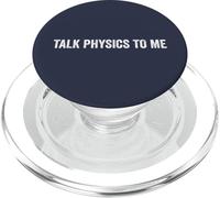 Funny science geek talk physics to me scientist nerd gag PopSockets PopGrip for MagSafe