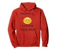 Funny Science Gift Shirt-Happiness is a choice, not a result Pullover Hoodie