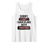 Funny Science Lover Protein Joke Tank Top