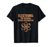 Funny Science Math Atom Design Social Distancers T-Shirt