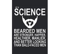 Funny Science Men Beard Beard Facts Saying Statistics Science: NOTEBOOK - Funny beard gift, gift idea - A5 (6x9) - 120 pages - SKETCH BLANK - diary, ... gift, birthday, funny - chemistry - engineer