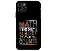 Funny Science Nerd Math The Only Subject That Counts Math Case for iPhone 11 Pro Max