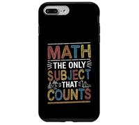 Funny Science Nerd Math The Only Subject That Counts Math Case for iPhone 7 Plus/8 Plus