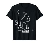 Funny Science Nerd Physics Math Geek Teacher Rabbit Duck T-Shirt